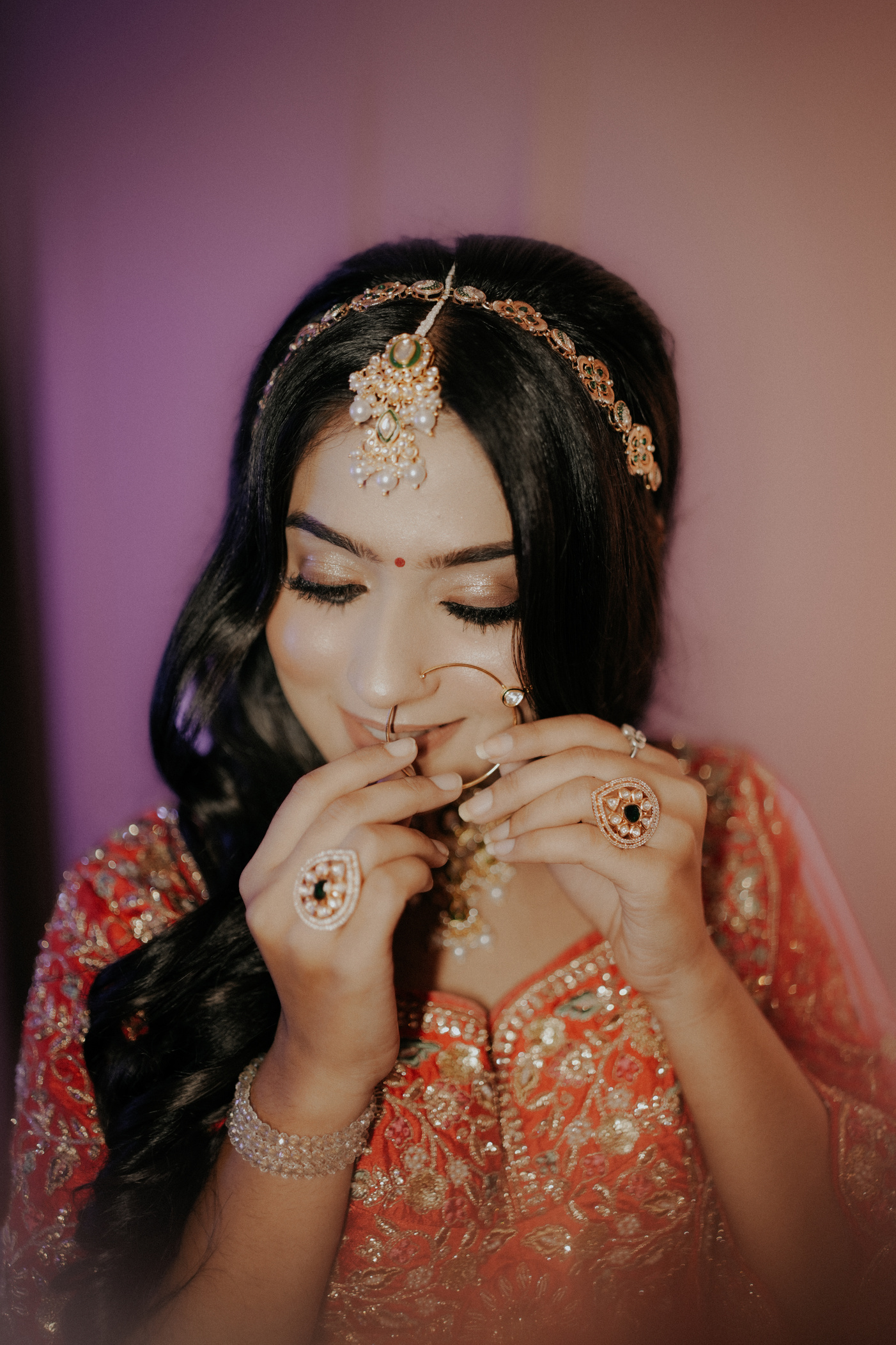 Wedding bridal portrait