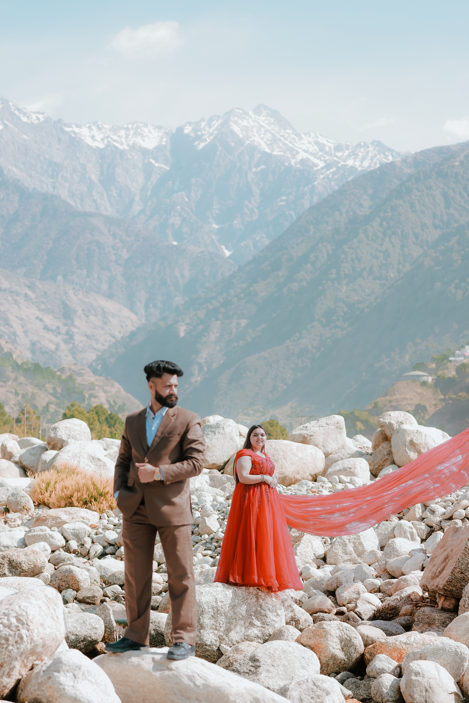 Couple in the mountains