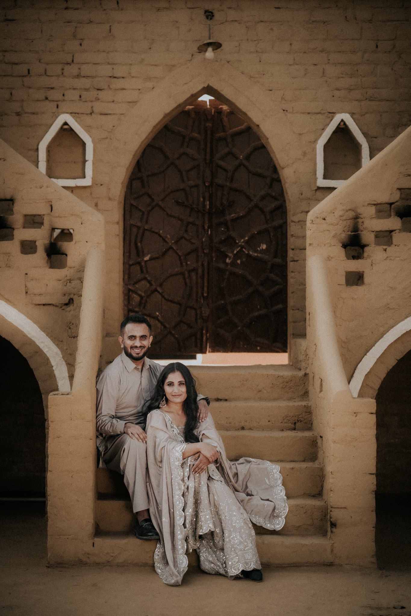Couple portrait at a heritage location